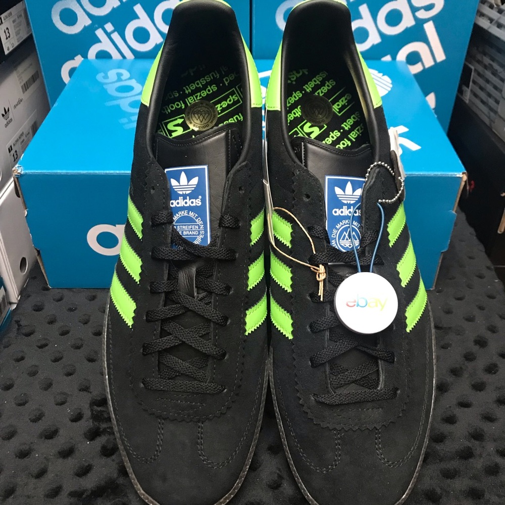 adidas Originals Samba Deco SPZL Black/Lucid Lime 13M IF5738 NWT DS OG BOX - Picture 8 of 14